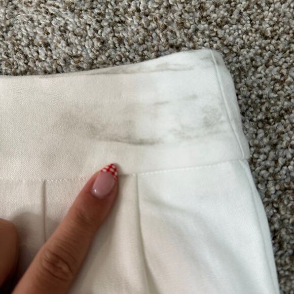 FIFTEEN TWENTY Women's Button Up Short Size 2 In Off White - Picture 7 of 15